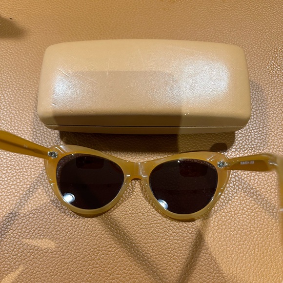 Selima optic sun for J.Crew collab sunglasses in beige - Picture 2 of 6